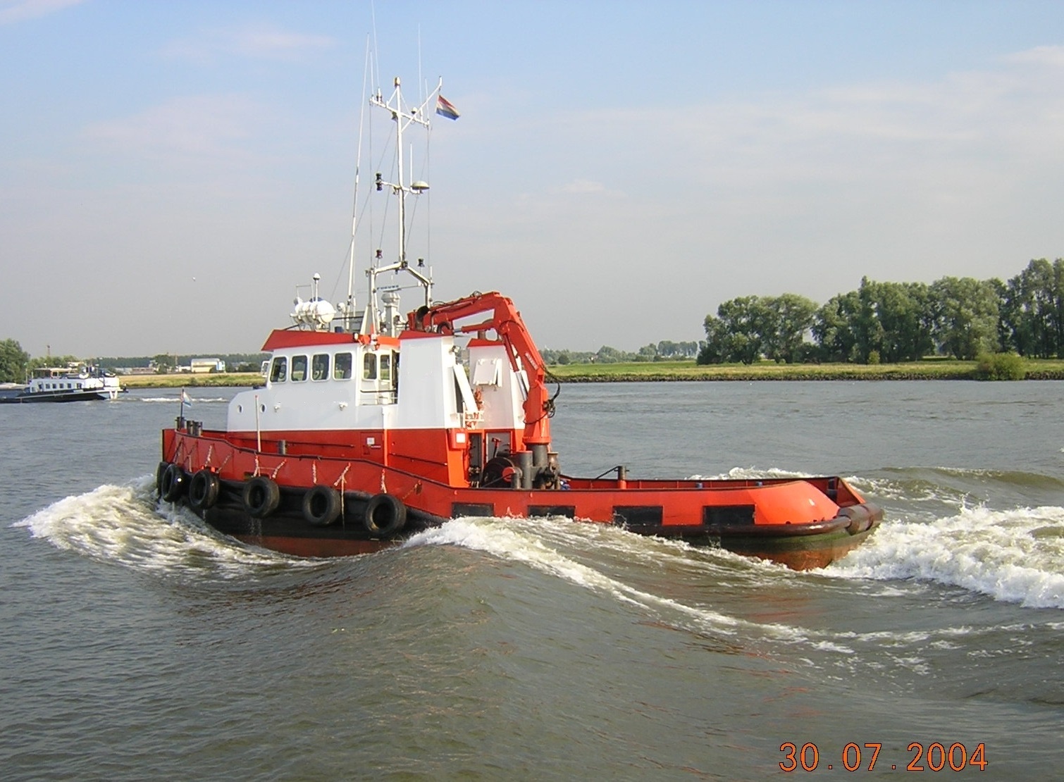Twin screw tug/workboat, 20 tons bollard pull